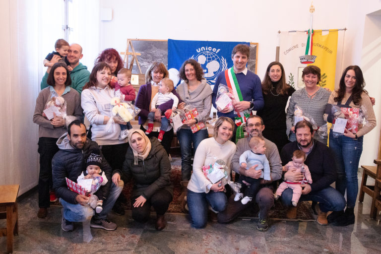 Festeggiati i bimbi del 2019 a Courmayeur