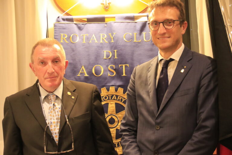 Fabio Avezzano nuovo presidente Rotary Club Aosta