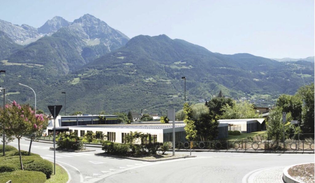 Vista Dalla Rotonda Di Via Federico Chabod Della Scuola Berard