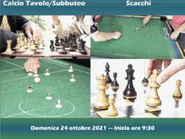 Campionato regionale di Calcio Tavolo/Subbuteo e di Scacchi