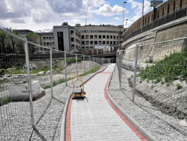 Nuovo percorso pedonale tra ospedale Parini e parcheggio