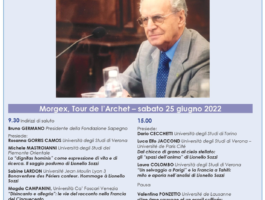 Fondazione Sapegno organizza una giornata di studi in ricordo di Lionello Sozzi