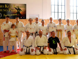 10 nuovi graduati del Dojo Kun Karate Bruno Politano