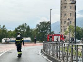 Incidente stradale ad Aosta