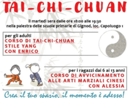 Biblioteca di Allein-Gignod: corsi di tai-chi chuan e di arti marziali cinesi