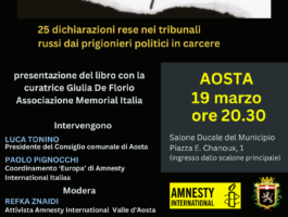 Amnesty International: una serata di approfondimento sui diritti umani in Russia